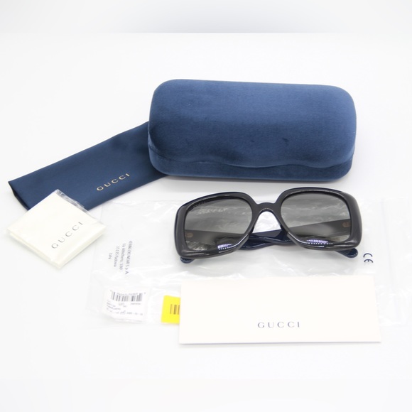 NEW GUCCI SUNGLASSES GG0713S 001 WOMEN’S EYEWEAR GUCCI - Picture 11 of 11